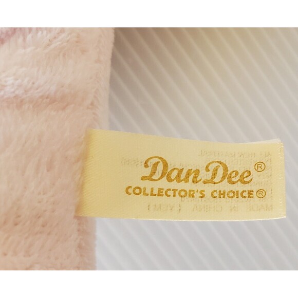 Dan Dee My First Bunny Lovey Rattle Stuffed Animal Baby Toy Lovey Easter Pink - Picture 6 of 7